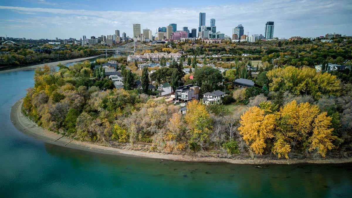 Tree care work in Virginia Park, Edmonton